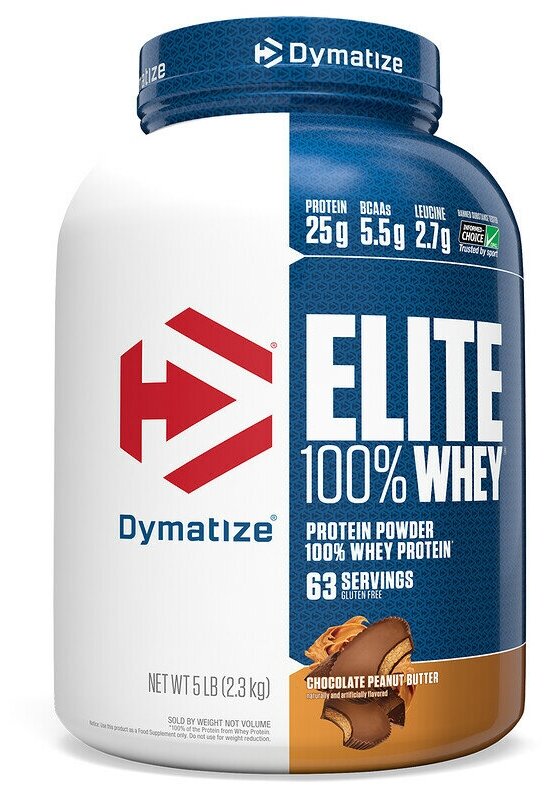 DYMATIZE Elite Whey 5lb (2,27 кг) (Chocolate Peanut Butter)