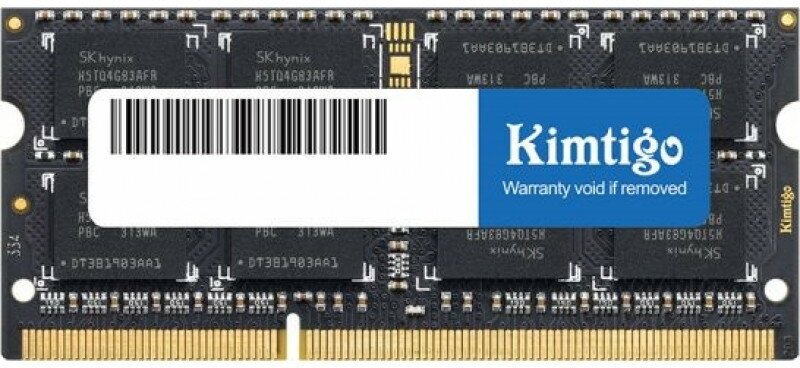 Оперативная память Kimtigo DDR3L - 4Gb, 2666 МГц, SO-DIMM, CL11 (kmts4g8581600) - фото №8