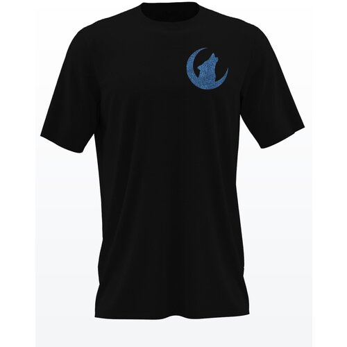 фото Футболка вилвинил, хлопок, принт сюжетный, размер s, черный, белый