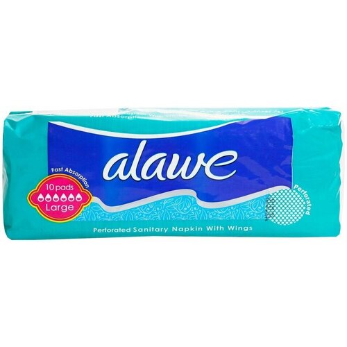 Прокладки Alawe Fast Absorption Perforated Large 10шт