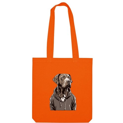 фото Сумка шоппер us basic, оранжевый