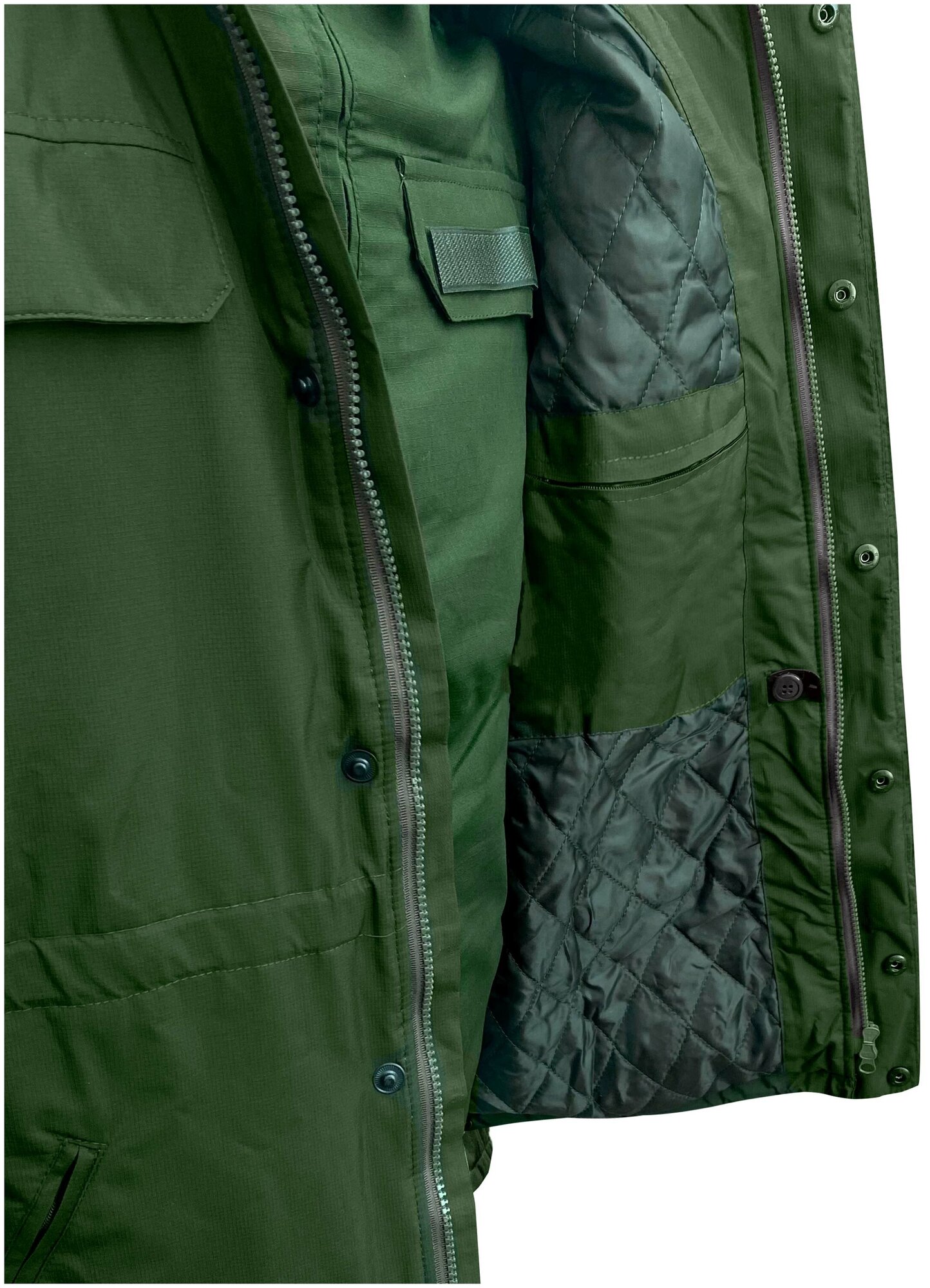 Куртка штабная зеленая демисезонная (44 / 170 - 176)