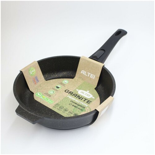 Сковорода 280мм несъемн/ручка б/кр с антипригарным покрытием 