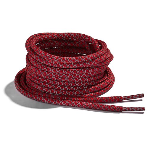 фото Шнурки "джорнимен" nothing shop (красный; серый) 127 см