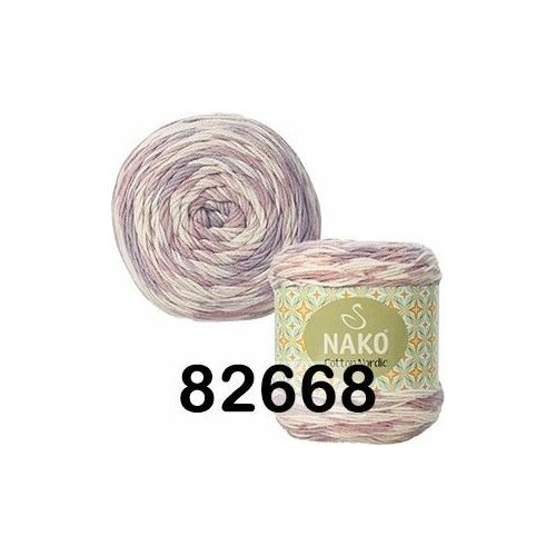 фото Пряжа nako "cotton nordic" (4 мотка по 100 грамм) 82668