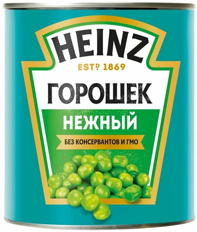 Heinz - горошек зеленый, 400 гр. - фотография № 8