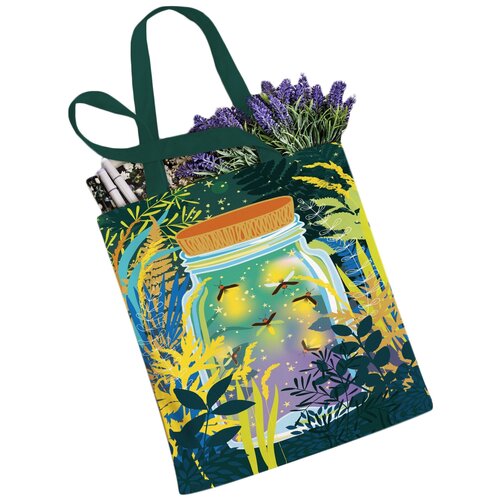 фото Сумка joyarty, текстиль, зеленый