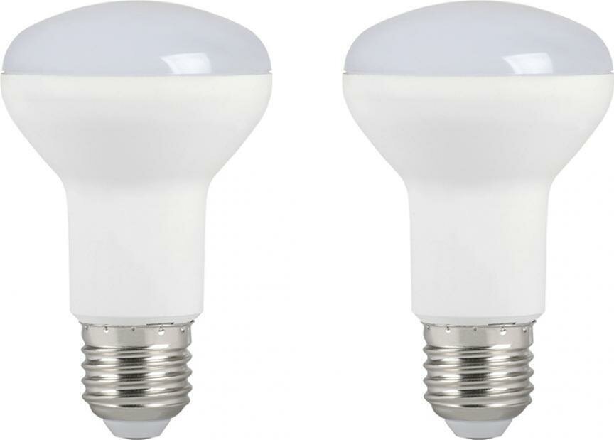Светодиодная лампа IEK ECO 8W эквивалент 60W 4000K 720Лм E27 для спотов R63 (комплект из 2 шт)