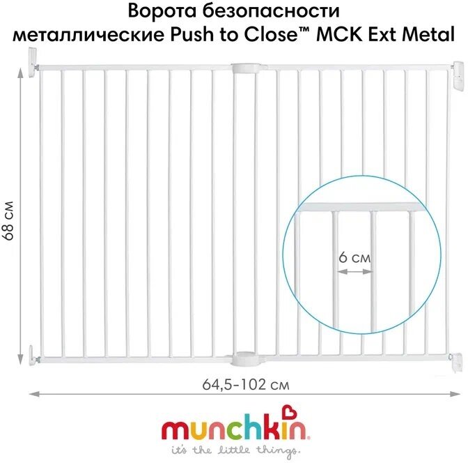 Munchkin    Push to Close MCK Ext Metal