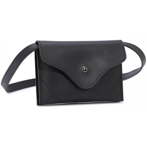 фото Сумка поясная orsoro повседневная, искусственная кожа, желтый