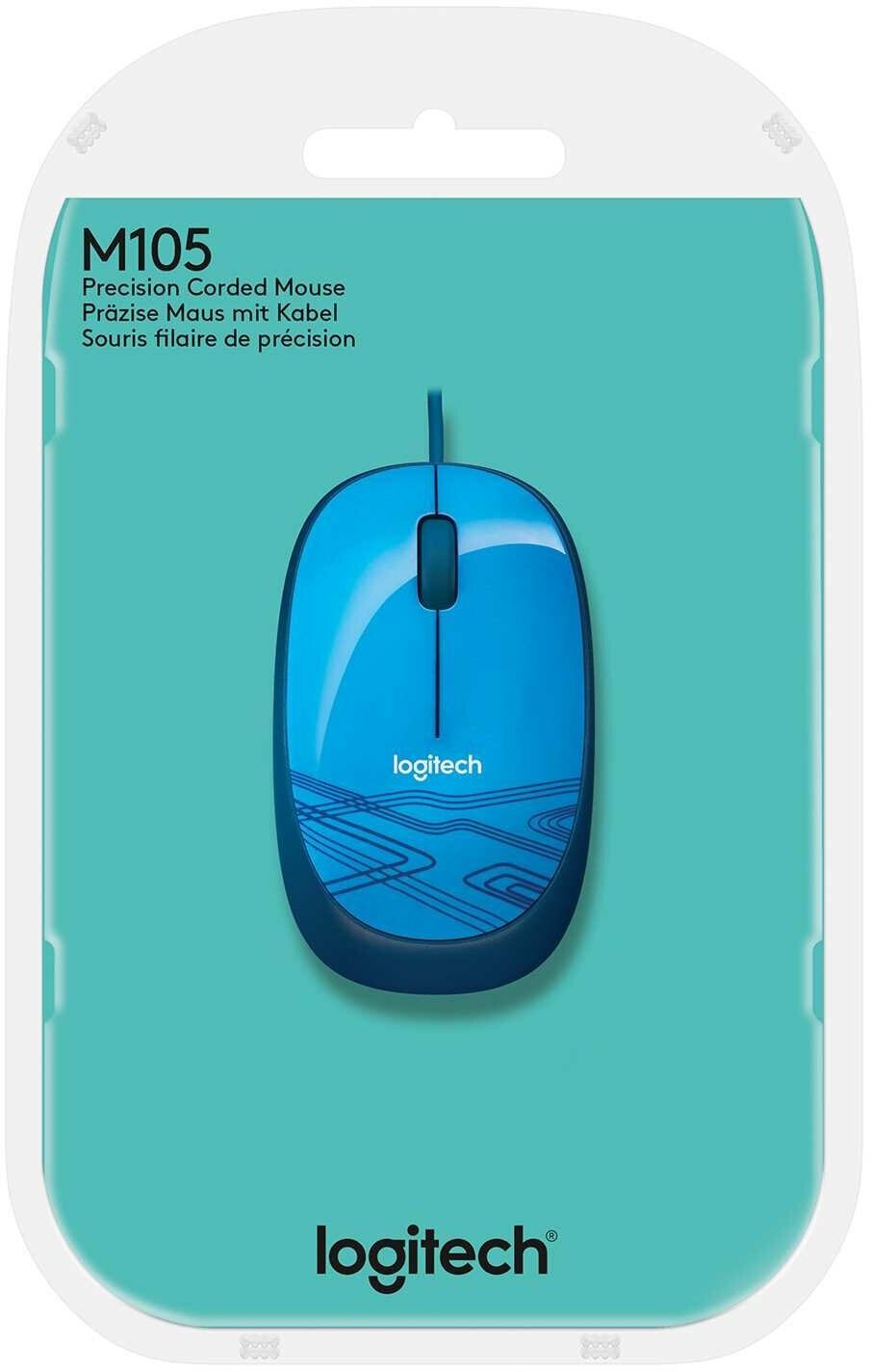 Мышь проводная Logitech - фото №5