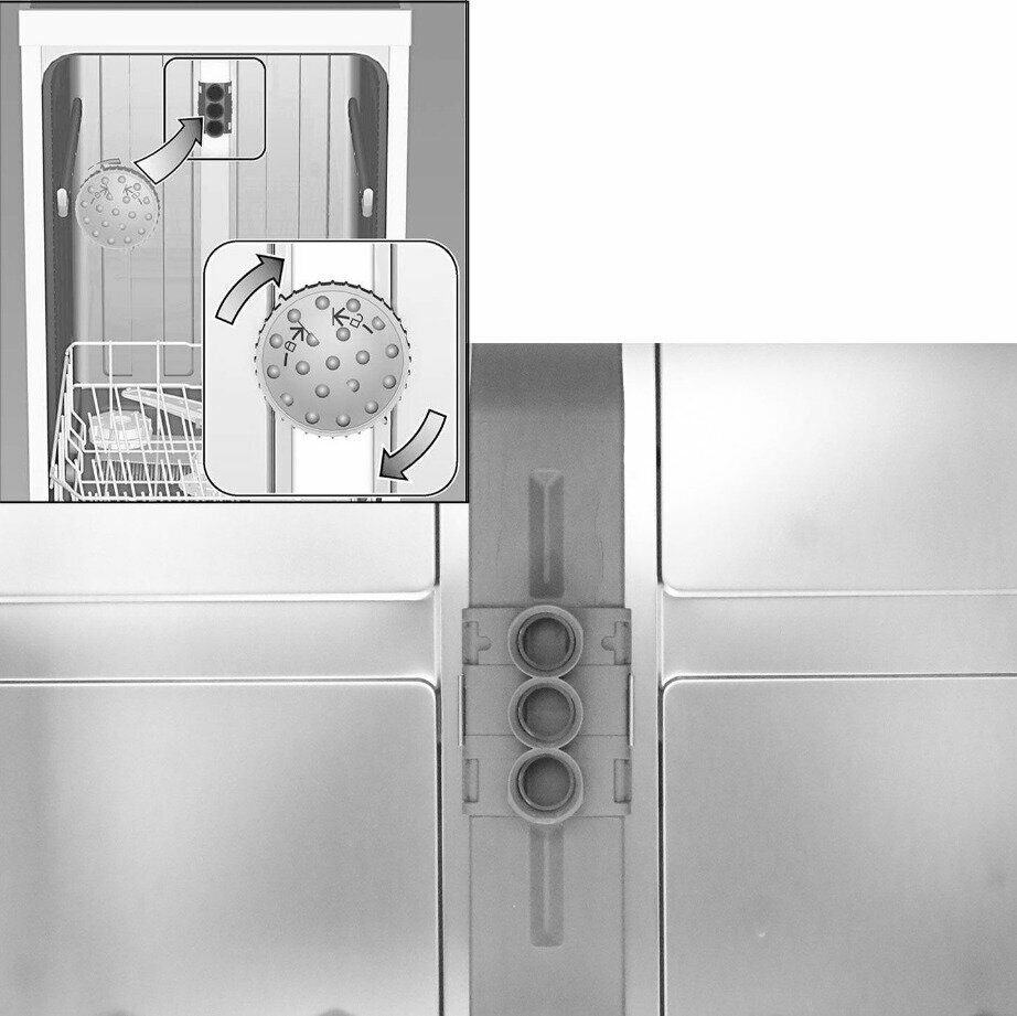 Насадка для мытья противней посудомоечных машин Bosch/Siemens 00612114 - фотография № 3