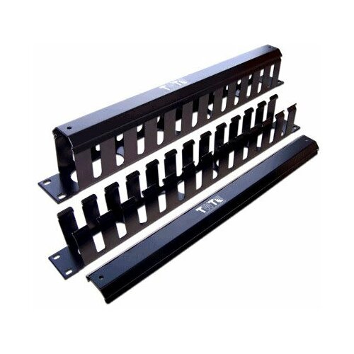 Кабельный органайзер Горизонтальный Lanmaster TWT-ORGCV-1U односторонний пальцы 1U шир19 1270₽