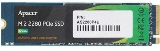 Накопитель Apacer SSD M.2 2280 AS2280P4 256Gb PCIe 3.0 x4 3D NAND AP256GAS2280P4U-1