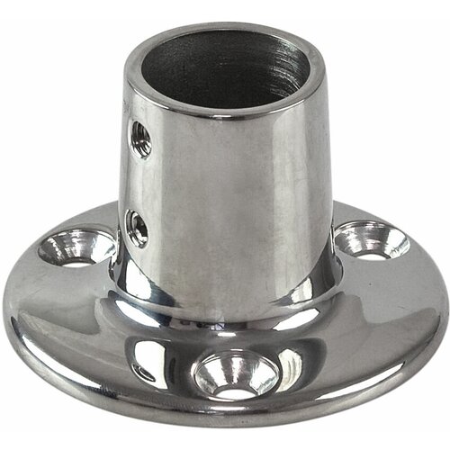 Основание стойки леера 1254 90 град круглое 2395₽