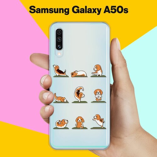 Силиконовый чехол Зарядка от Биглей на Samsung Galaxy A50s силиконовый чехол на samsung galaxy s20 зарядка от биглей для самсунг галакси с20