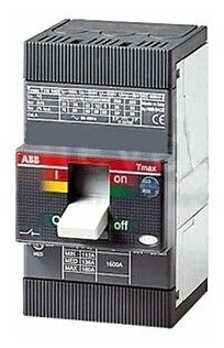 Выключатель автоматический Tmax 3п 50А T1B 160 TMD50-630 трехполюсный 1SDA050875R1 ABB