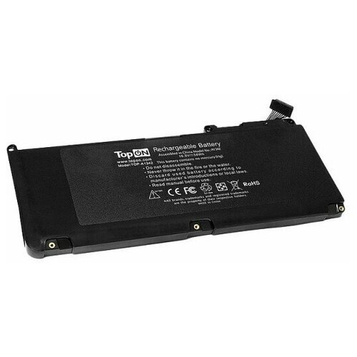 фото Аккумулятор для ноутбука apple macbook 13" a1331 series. 10.8v 5350mah 58wh. pn: a1331, 020-6580- a topon