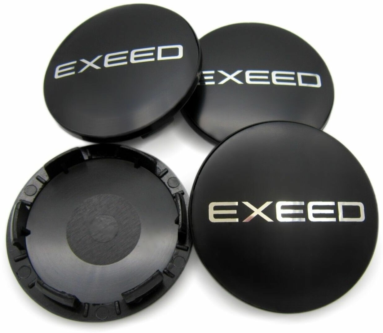 Колпачки заглушки на литые диски КиК Exeed 62/55/10 комплект 4 шт.
