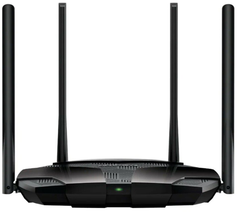 Wi-Fi роутер MERCUSYS AX3000, black, MR80X