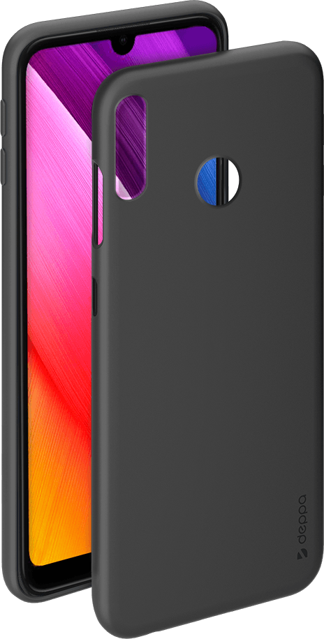 Чехол Gel Color Case для Huawei Y7 (2019), черный, Deppa 86660