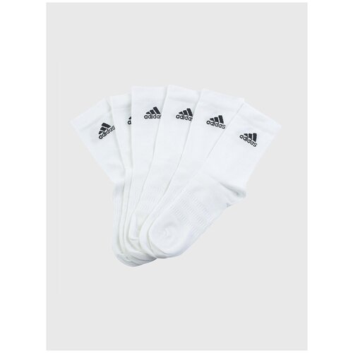 фото Комплект носков (3 пары) adidas light crew dz9393, р-р m, белый
