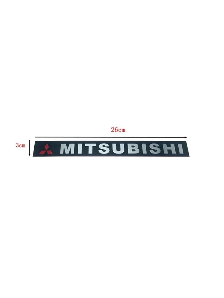 Для логотипа Mitsubishi, эмблемы заднего багажника, заднего значка, алюминиевая наклейка для Outlander ASX Lancer Mirage Xpander MONTERO SPORT
