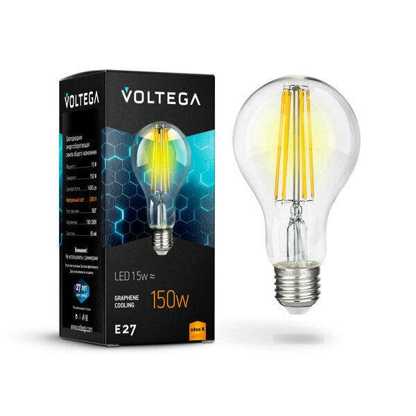 Лампочка Voltega LED E27 15W 7104