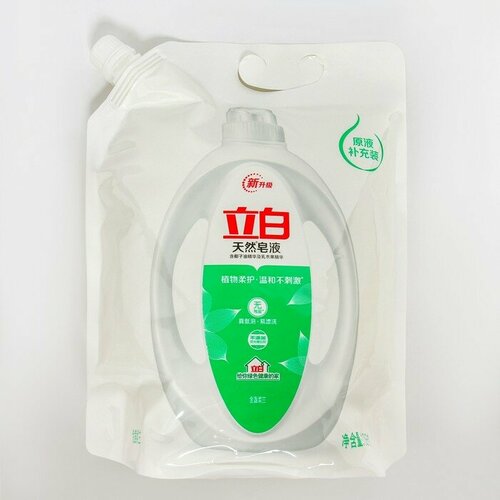 Жидкое средство для стирки Liby с эссенцией масла Ши, мягкая упаковка, 1800 мл (6920174-758917)