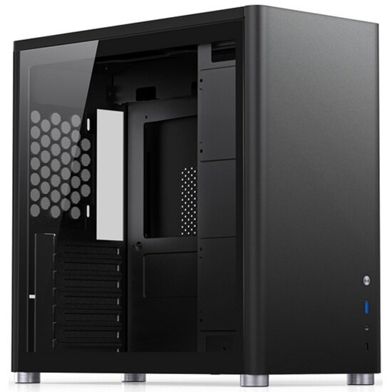 Корпус JONSBO D40 Black без БП, боковая панель из закаленного стекла, mini-ITX, micro-ATX, ATX, черн