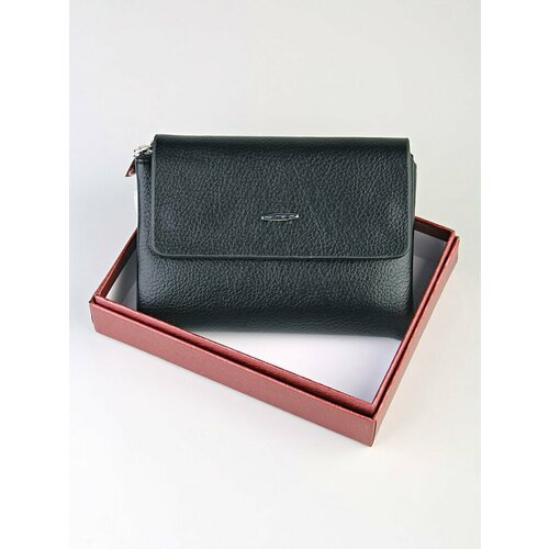 фото Кошелек , фактура зернистая, черный ryzenbaks