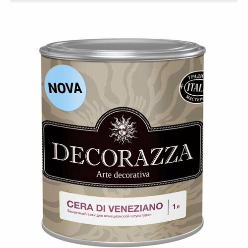 Декоративное покрытие Decorazza Cera di Veneziano Nova 1 л декоративное покрытие decorazza lucetezza lc 11 128 1 л