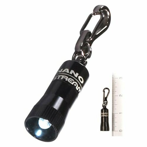 Фонарь Streamlight (Стримлайт) Nano Light® with White LED. Clam packaged. Black