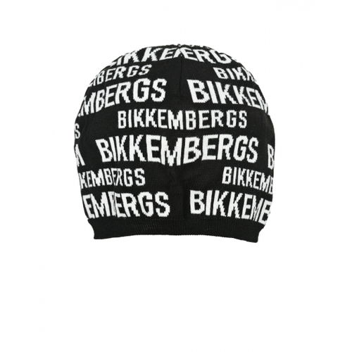 Шапка BIKKEMBERGS, размер М, черный, белый