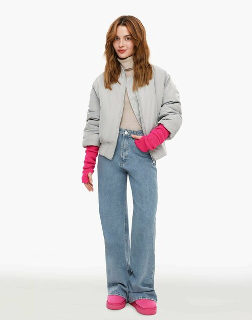 Митенки Gloria Jeans, размер 10-14л, розовый