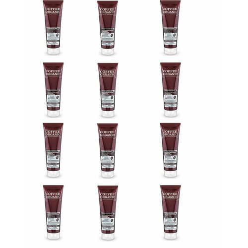 Шампунь био для волос Organic Naturally Быстрый рост волос кофейный, 250мл х 12шт