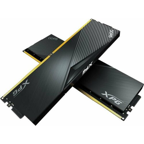 Оперативная память для компьютера 32Gb 2x16Gb PC5-44800 5600MHz DDR5 DIMM CL36 A-Data XPG Lancer Gaming AX5U5600C3616G-DCLABK 1157300₽