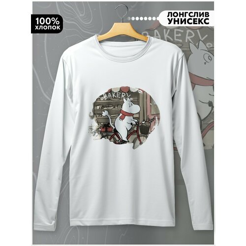 фото Лонгслив бруталити, размер l, белый