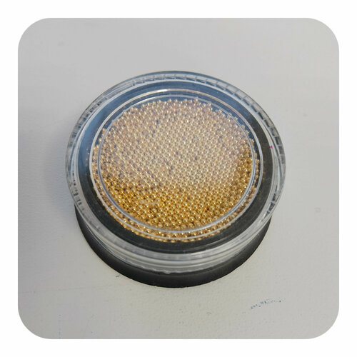 Бульонки металлические цвет 