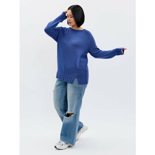 Пуловер CRUISER, размер 46-48, фиолетовый пуловер cruiser размер 48 бирюзовый