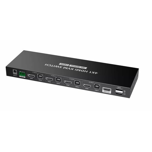 Переключатель HDMI KVM 4 в 1 4k@60Гц Lenkeng LKV441