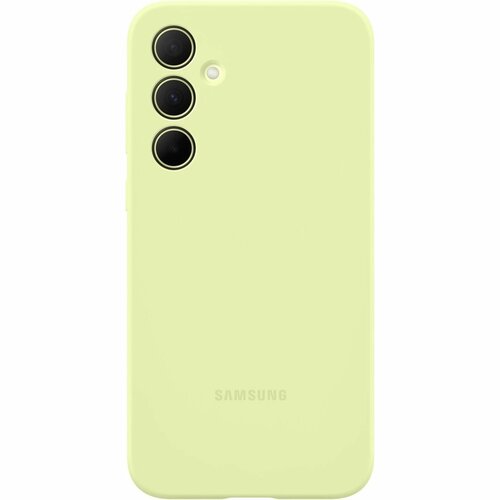 Чехол Samsung Silicone Case для Galaxy A35 Lime чехол samsung silicone case with ring galaxy flip 5 mint