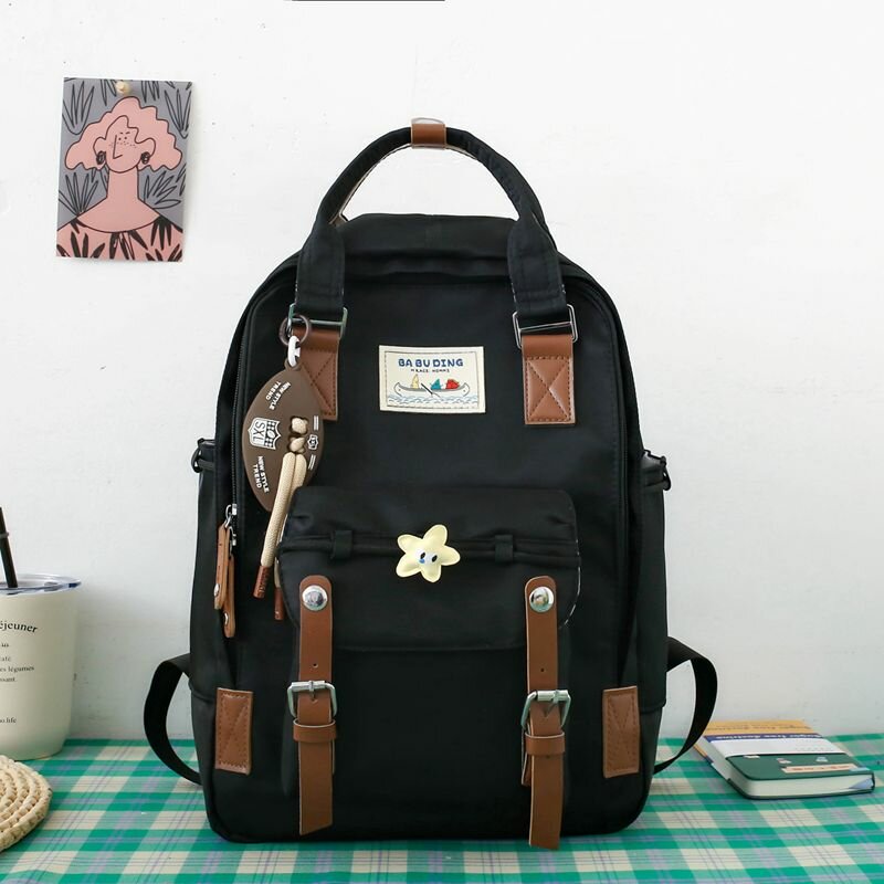 фото Рюкзак-Саквояж молодежный современный унисекс универсальный с большим количеством отделений для прогулок, школы, университета для путешествий и отдыха Бабудинг4