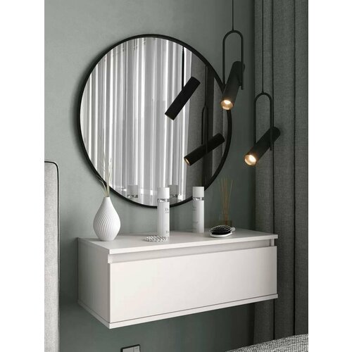 Тумба подвесная с ящиком настенная полка под вещи 75 см 10000₽