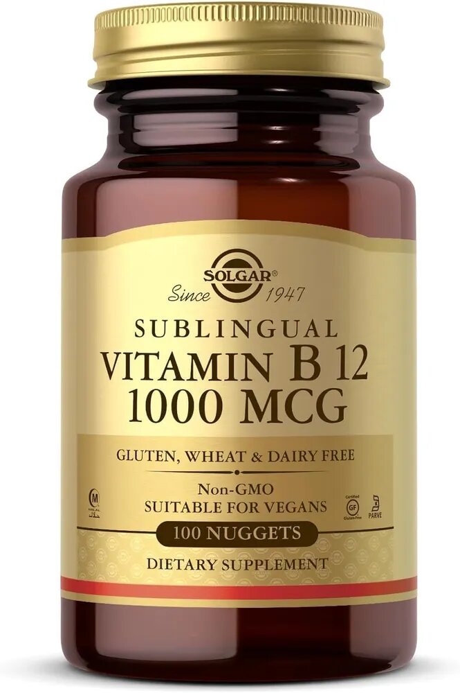 Solgar Vitamin B12 1000 mcg 100 Nuggets