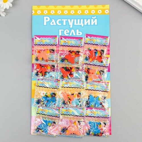 Растущий гель Бабочки набор 12 пакетов 2817 см 362₽