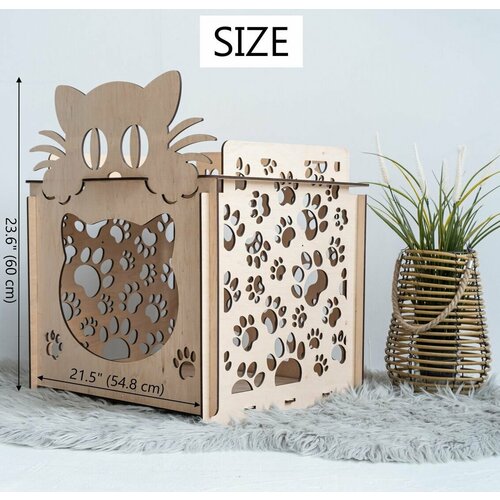 Домик для кролика кошек Лежак двух этажный с лестницей 2718₽