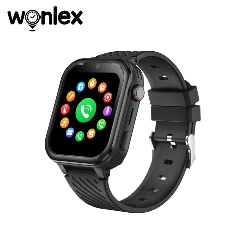 Часы для школьников Wonlex KT15 PRO Android 8.1 с WhatsApp, телефоном 4G, GPS и видеозвонком /Кнопка SOS, калькулятор, будильник, видеоплеер, аудиоплеер, календарь, сменный циферблаты, диктофон/ смарт часы для детей с сим картой