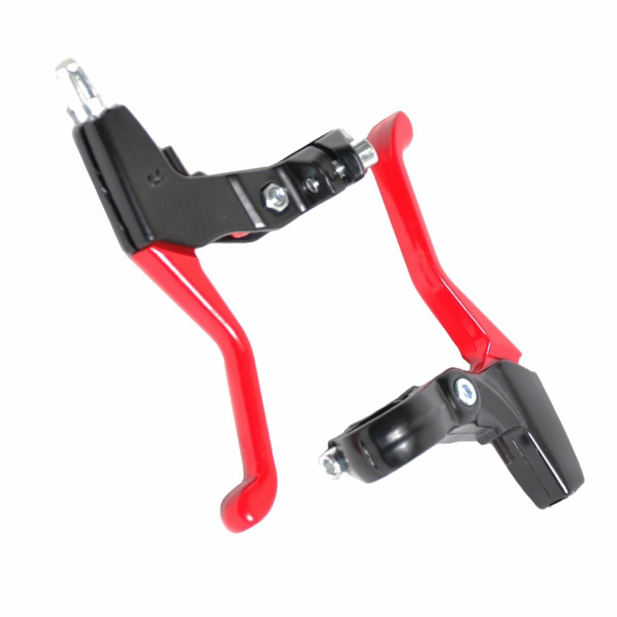 Ручки тормоза на велосипед HORST V-brake/кантилевер, алюминиевые, красно-черные (00-171607)