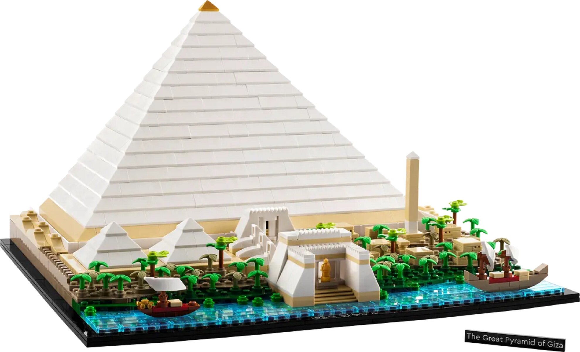 Конструктор Lepin Architecture Великая пирамида Гизы Хеопса, трансформер, детализация, 1476 деталей - LE-9200